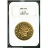 1882 $20 AU53 NGC. It has been almost two years since we sold the David and Jeannie Cheung Collectio