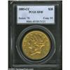 1885-CC $20 XF45 PCGS. Winter 1-A. The 1885-CC is the scarcest CC Double Eagle from the 1880s and is