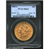 1885-S $20 MS62 PCGS. A lustrous and well struck representative that has a beautifully preserved rev