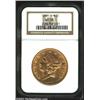 1887-S $20 AU58 NGC. Sharply struck with bright surfaces and a few abrasions scattered over both obv