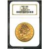 1889 $20 MS61 NGC. Frosty in finish with a crisp strike and no more than the expected number of bagm