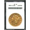 Image 1 : 1890-CC $20 XF40 ANACS. This is a lustrous and attractive Extremely Fine example of this Carson City