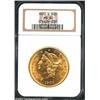 1900-S $20 MS62 NGC. Attractive luster and fully brilliant with the usual array of light contact mar