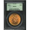 Image 1 : 1901 $20 MS64 PCGS. Terrific cartwheel luster is seen on the well struck surfaces of this exquisitel