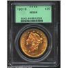 1901-S $20 MS64 PCGS. The certified population of this late date Liberty Twenty from the San Francis