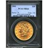1903 $20 MS64 PCGS. Rich honey-gold color adds to the attraction of this lustrous near-Gem. The reve