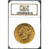1903-S $20 MS62 NGC. Nicely struck, lustrous yellow-gold Twenty. From the Aaron Bliss Collection. Im