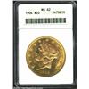 1904 $20 MS62 ANACS. Flashy with some hints of fingerprints on the reverse. Important notice: We exp