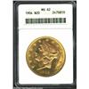 Image 1 : 1904 $20 MS62 ANACS. Flashy with some hints of fingerprints on the reverse. Important notice: We exp