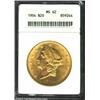 1904 $20 MS62 ANACS. A sharply struck and lustrous example, mildly abraded throughout, but none of t