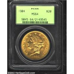 1904 $20 MS64 PCGS. Lustrous and sharp just like they usually come. Important notice: We expect to b