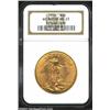 Image 1 : 1908 $20 No Motto MS63 NGC. Bright and especially lustrous, with a few small marks concentrated most