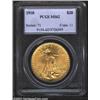 1910 $20 MS62 PCGS. A clean and lustrous Double Eagle that has a crisp strike and pleasing eye appea
