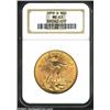 Image 1 : 1910-D $20 MS63 NGC. Lustrous, orange-gold Denver issue void of unsightly blemishes.From the George.