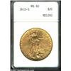 Image 1 : 1910-S $20 MS60 ANACS. A bright and lustrous piece that has fewer than the usual number of luster gr