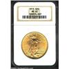 Image 1 : 1913 $20 MS62 NGC. Bright, reddish-tinged surfaces with a touch of flatness on the highpoints. Impor