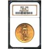 1922 $20 MS64 NGC. Smooth, lustrous surfaces with very few abrasions.From the George Coyman Collecti