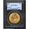 1929 $20 MS62 PCGS. An important and visually pleasing BU representative of this well known P-mint r