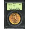 1931-D $20 MS61 PCGS. This is another issue at the end of the Saint-Gaudens Double Eagle series that