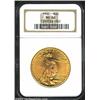 Image 1 : 1932 $20 MS66 NGC. The final collectible (at least for those without $10 million in their coin budge