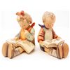 Image 1 : PAIR OF VINTAGE HUMMEL FIGURAL BOOKENDS