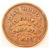 Image 2 : CIVIL WAR ERA TRADE TOKEN - DRY GOODS