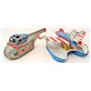 Image 1 : LOT OF 2 VINTAGE TIN LITHO TOY AIRPLANES