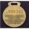Image 2 : VINTAGE PAUL REVERSE LIFE INSURANCE WATCH FOB - KEY TAG