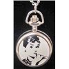 Image 1 : VINTAGE STYLE LADY SMOKING POCKET WATCH WITH CHAIN