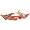 Image 1 : LOT OF 2 VINTAGE STEEL METAL TOY AIRPLANES