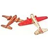 Image 2 : LOT OF 2 VINTAGE STEEL METAL TOY AIRPLANES