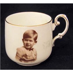 VINTAGE YOUNG PRINCE CHARLES BRITISH BONE CHINA CUP