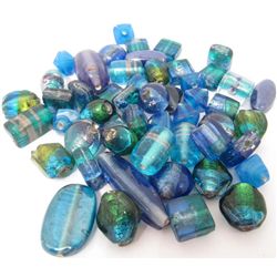 LOT OF ART GLASS BEADS