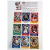 Image 2 : 1972 SUNOCO NFL STAMPS - UNCUT - INCL. JOHN UNITAS