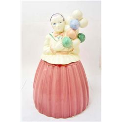 Vintage Pottery Guild of America BALLOON LADY Cookie Jar