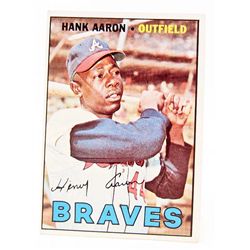 1967 TOPPS #250 HANK AARON BASEBALL CARD