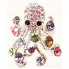 Image 1 : AUSTRIAN CRYSTAL OCTOPUS RING SIZE 7