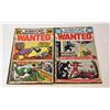 Image 2 : LOT OF 4  VINTAGE DC WANTED COMIC BOOKS