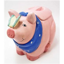 PINK PIG COOKIE JAR