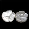 Image 1 : LOT OF 6.30 CTS. OF CARVED GREY INDIA MOONSTONE