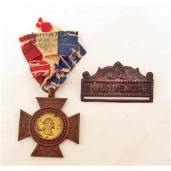 RARE ANTIQUE 1897 WASHINGTON MONUMENT MEDAL
