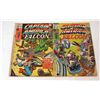 Image 1 : LOT OF 2 VINTAGE CAPTAIN AMERICA & FALCON COMIC BOOKS