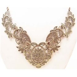 BRONZE COLOR ESTATE JEWELRY NECKLACE