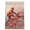 Image 1 : KNOWLEDGE WINS MUSEUM GRADE GICLEE CANVAS 8X10 PRINT