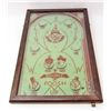 Image 1 : VINTAGE CIRCUS DOUBLE POOSH UP PINBALL GAME FRAMED