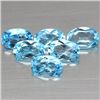 Image 1 : LOT OF 4.31 CTS OF SWISS BLUE BRAZILIAN TOPAZ - 8 PCS