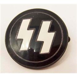 NAZI GERMAN SS PARTY BADGE - ENAMELED