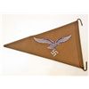 Image 2 : NAZI GERMAN LUFTWAFFE OFFICERS STAFF CAR PENNANT FLAG