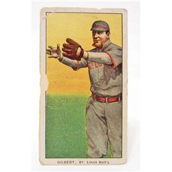 1909 T206 GILBERT ST. LOUIS PIEDMONT BASEBALL CARD