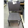 Image 1 : 45 Tubular/Wicker Dining Chairs - 45 Times the Money